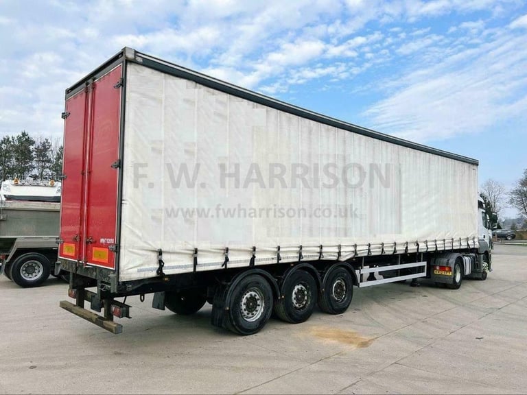 2012 CARTWRIGHT TRI AXLE 13.6 METER CURTAIN SIDER TRAILER