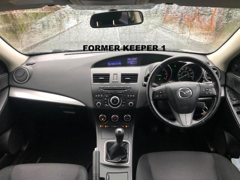 1.6 DIESEL_2012 Mazda 3_manual_1 Year MOT_£30 Tax, 90k Miles_Srvc Hstry_x2 Keys