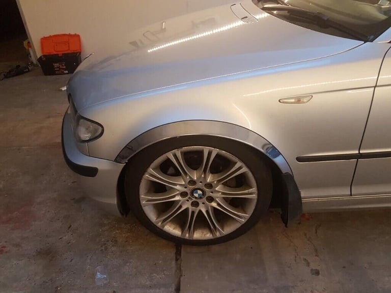  Chrome finish Wheel Arch Trims   BMW E90  AUDI A4 B7 B8
