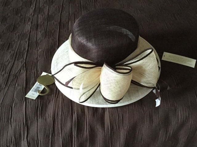 Black and cream occasion hats deals