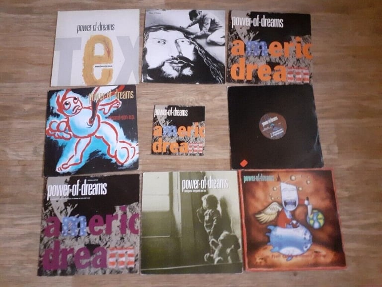 image for 10 x power of dreams vinyl LPs  / 12 inch / 7&quot; 