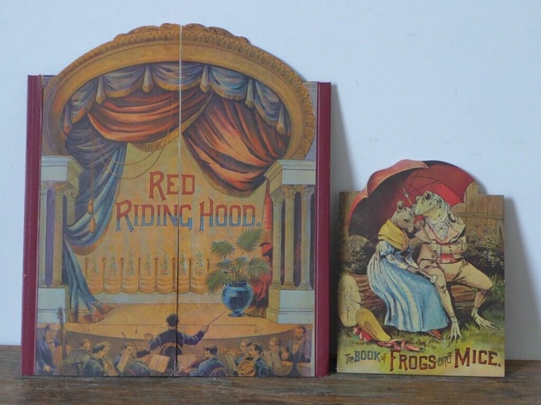 RARE! REPLICA Children’s Books: RED RIDING HOOD; THE BOOK OF FROGS AND NICE; TURN AGAIN, TURN AGAIN!