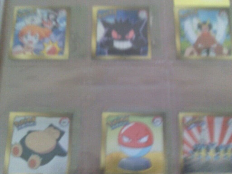 POKEMON SET 0F 18 MINT FOIL  STICKERS