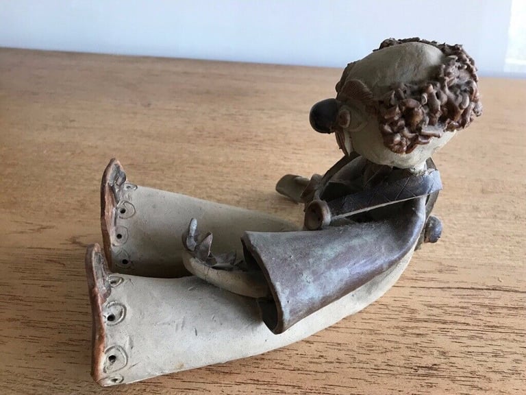 Hand-made Pottery Clown