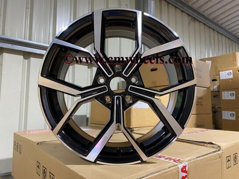 17" Inch Faro Style Alloy Wheels VW Golf MK5 MK6 MK7 MK7.5 Audi A3 Seat Leon Caddy Skoda 5x112