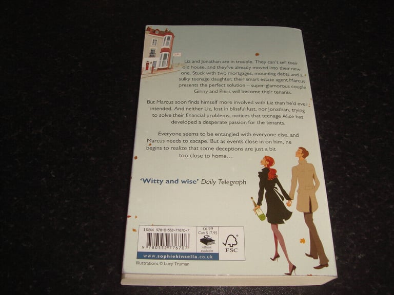 Sophie Kinsella - A DESIRABLE RESIDENCE - used paperback book, post or collection