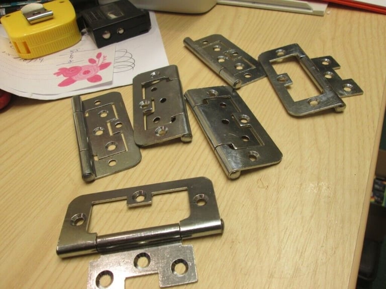 image for 6 x 3.5 Inch ; hinges Bright Silver colour , Various uses, 