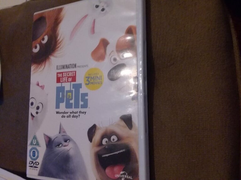 THE SECRET LIFE OF PETS 1 & 2 DVD'S FOR SALE.