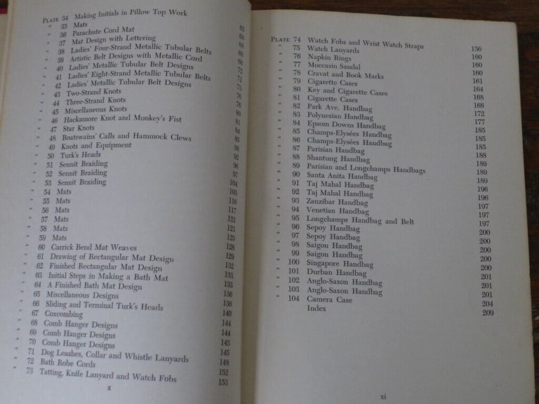 Collectable and rare vintage craft book: SQUARE KNOT HANDICRAFT GUIDE. Otherwise known as MACRAME.