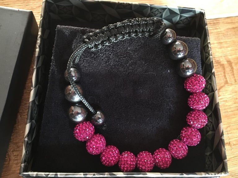 image for Rox Fuchsia Crystal Disco Bracelet, BNIB, Receipt available