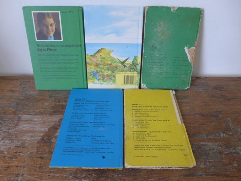 FIVE collectable vintage LADYBIRD books. See titles below.