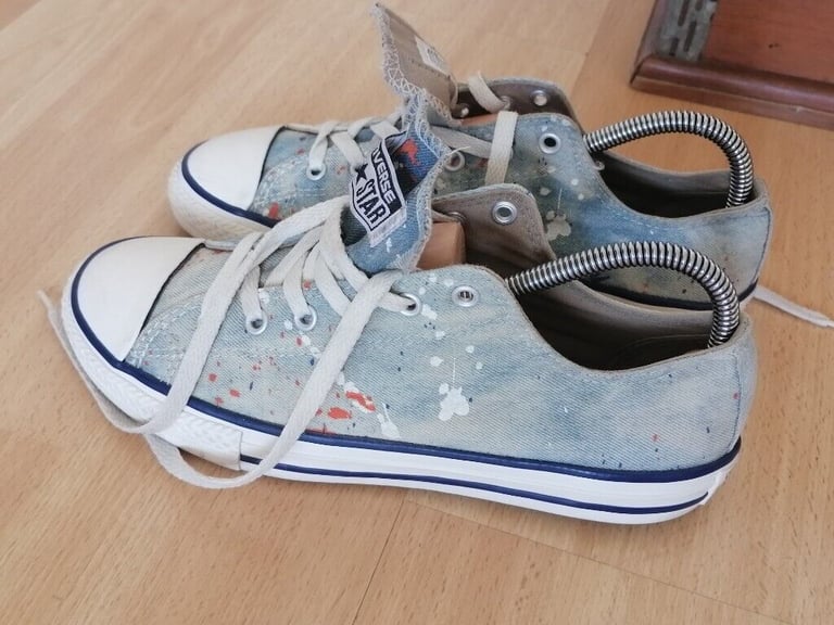 Vintage 90's CONVERSE ALL STAR Denim Canvas Pumps. Size : UK 5.5. EU 38 