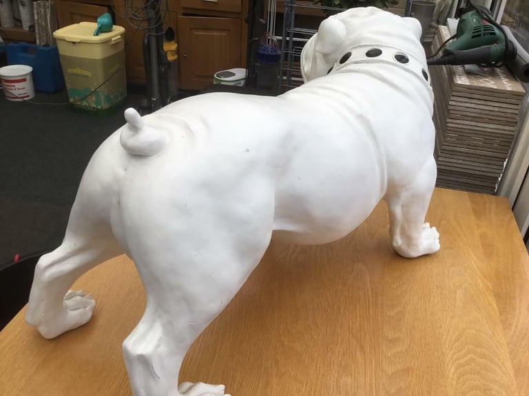 Life size bulldog