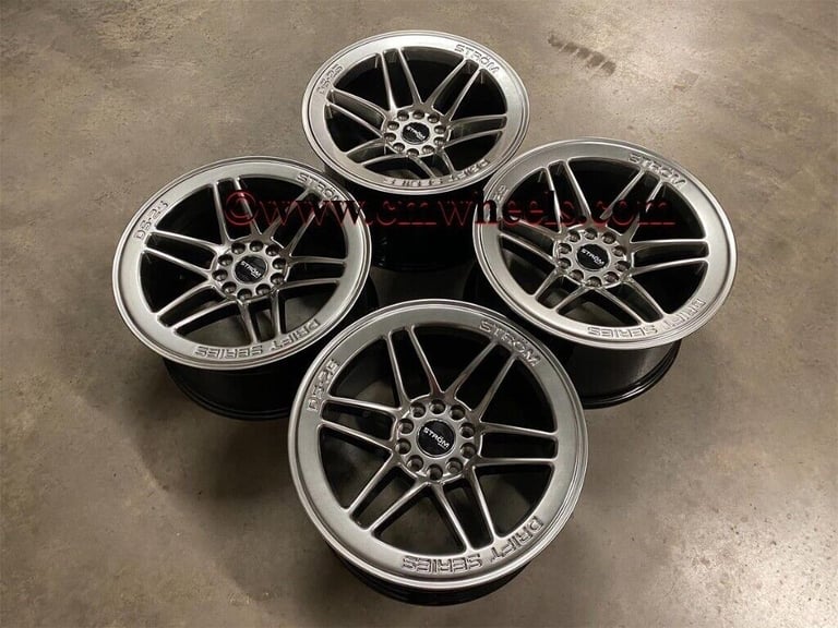 18" Inch Strom DS-25 Drift Alloy Wheels 5x120 BMW F80 M3 E90 M3 E46 M3 M4 F82 F83