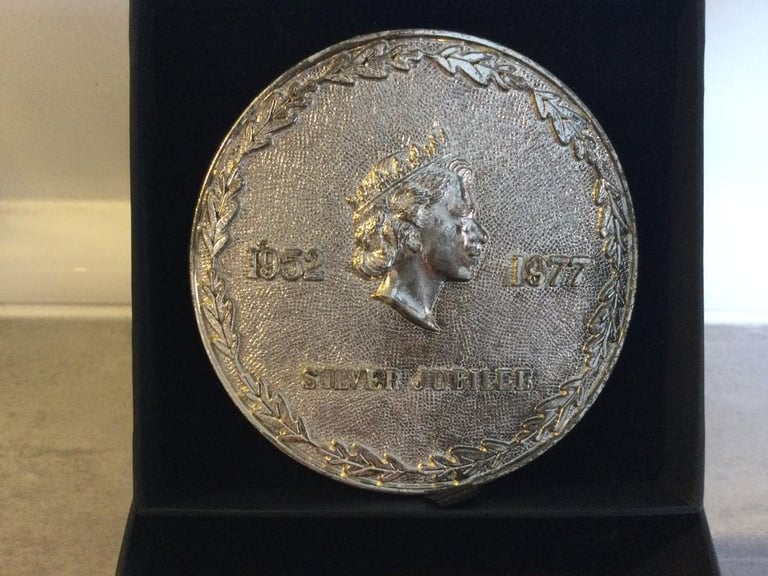 Rare Silver Jubilee Belt Buckle