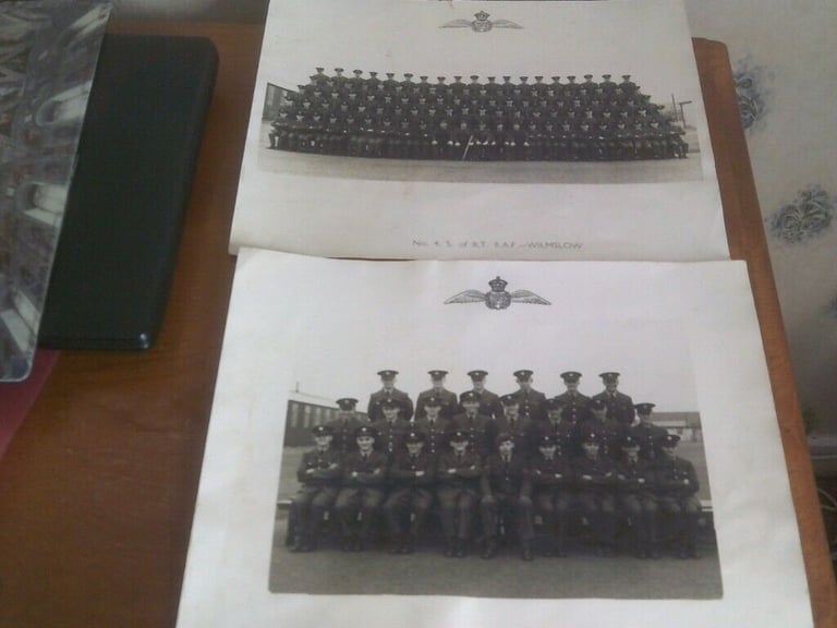image for 2 RAF WILMSLOW MULTI SIGNED PHOTOS   BUYER COLLECTS 