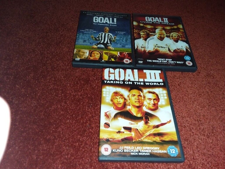 GOAL  -  DVD COLLECTION FOR SALE.