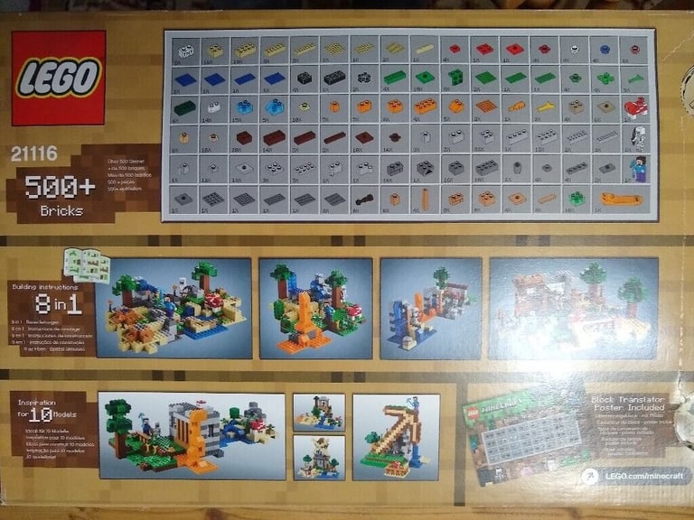 Lego Minecraft Crafting Box 211116