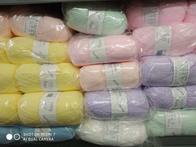 FILO BLU CARINA DOUBLE KNITTING WOOL YARN 5X50G BALLS 10 COLOUR CHOICES NEW