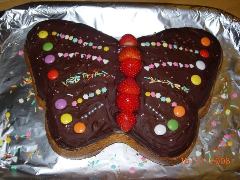 Large Butterfly Silicone Cake baking mould  £3