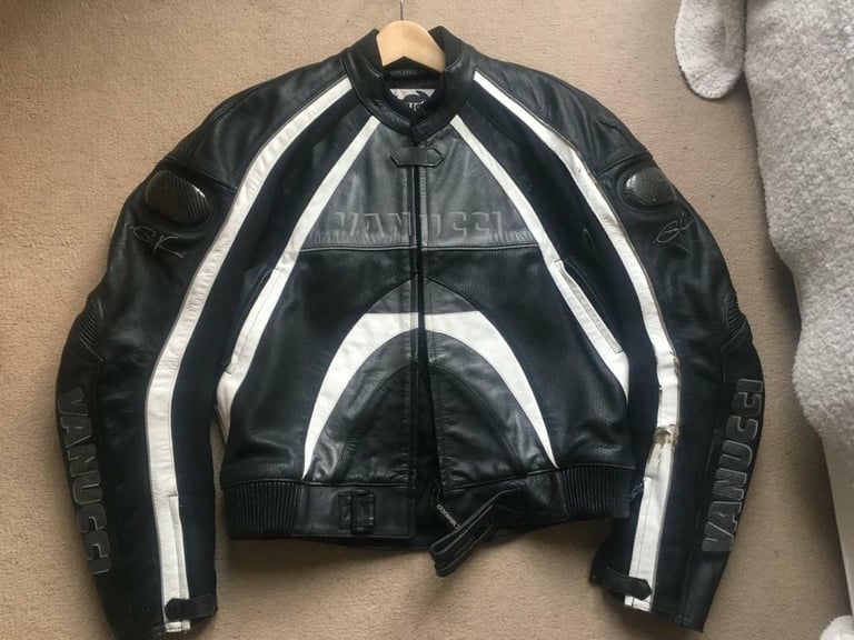 Men’s Vanucci Leather Motorcycle Jacket 