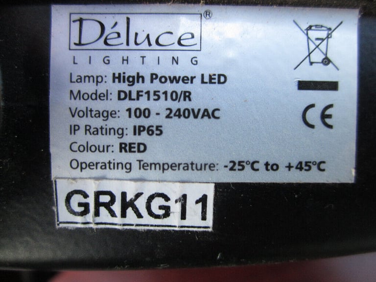 Deluce High Power LED Floodlight in Red