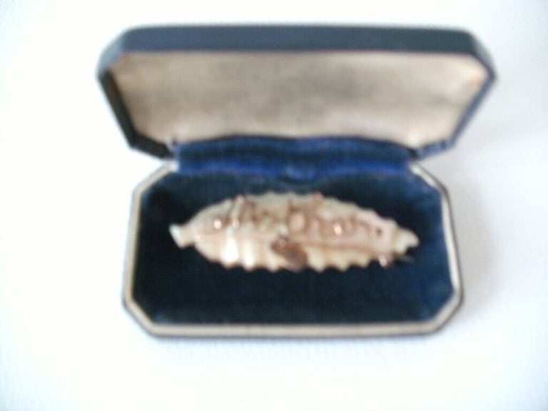 image for Edwardian Mother Brooch with the Lords Prayer engraved on the heart