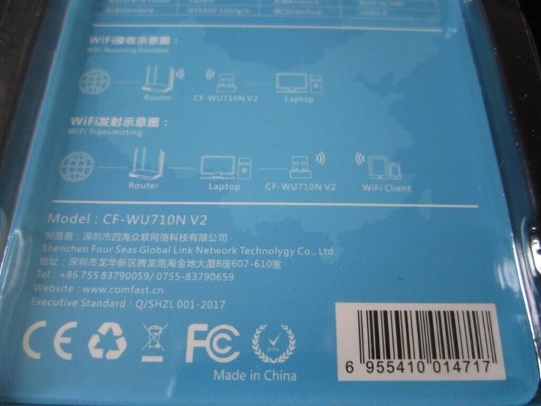 150Mbps Wifi Mini USB Adapter Wireless Dongle Adaptor 802.11b/g/n Lan Network