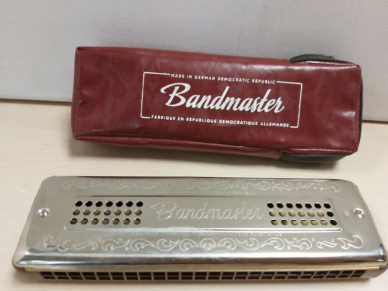 image for Vintage Bandmaster Harmonica Key of C 
