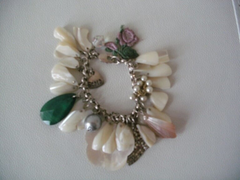 image for Mawi London Fashion design 925 Silver Chunky Charm Bracelet  - A One-Off