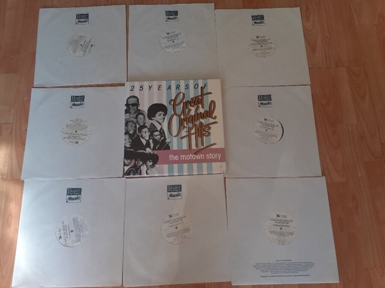 image for 8 x vinyl LPs Motown story rare 1991