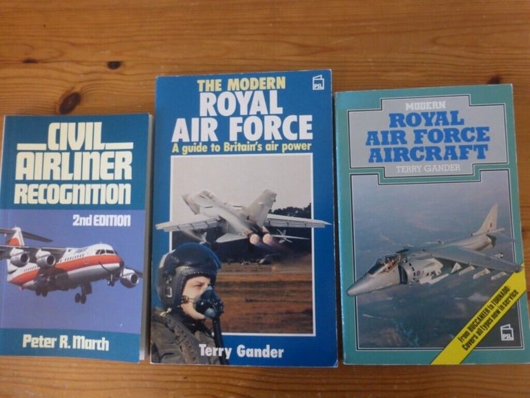 image for 3 aircraft paperback books - Royal Air Force / civil aircraft