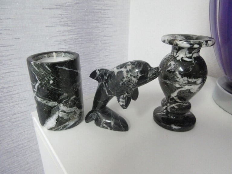 Job Lot Of Three Onyx Ornaments BRAND NEW