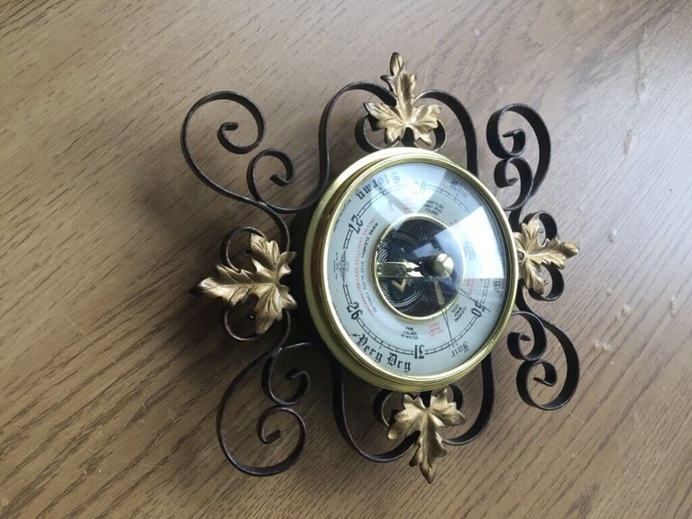 a Barometer to Predict Weather. A nice antique item