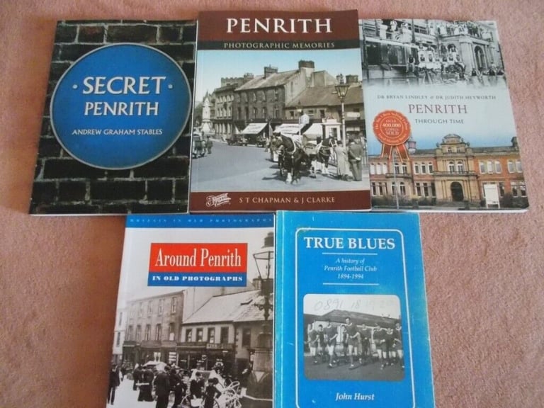 5 Penrith books Now & Then Yesterday Old Photographs