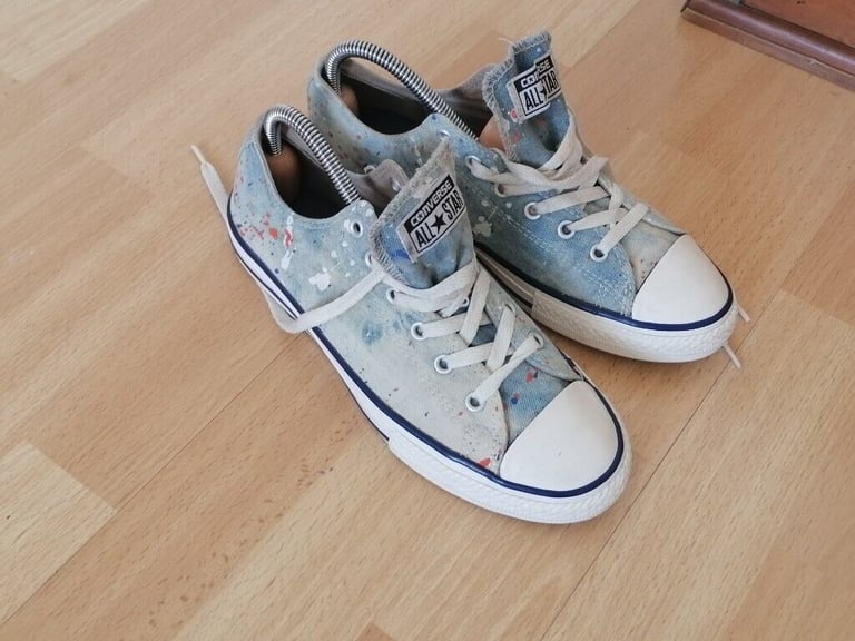 Vintage 90's CONVERSE ALL STAR Denim Canvas Pumps. Size : UK 5.5. EU 38 