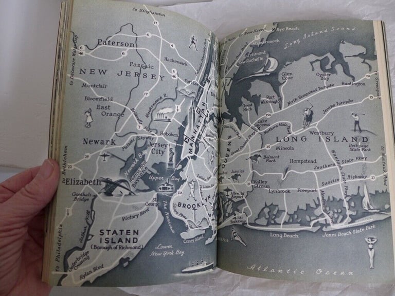 Two vintage books on America: LOOK AT THE USA and AMERICANS, by Desmond Wilcox. £20 for the two