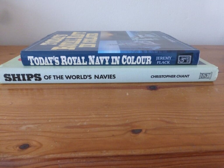 6 naval history books - Royal Navy, Global Naval ships, HMS Belfast Guides etc