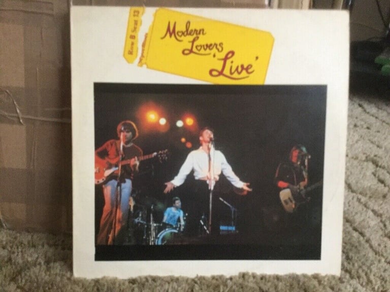 Jonathan Richman & The modern lovers live lp
