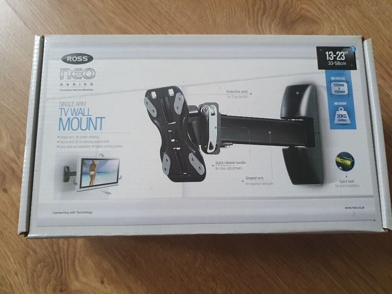 image for Single Arm TV Wall Bracket – Brand New