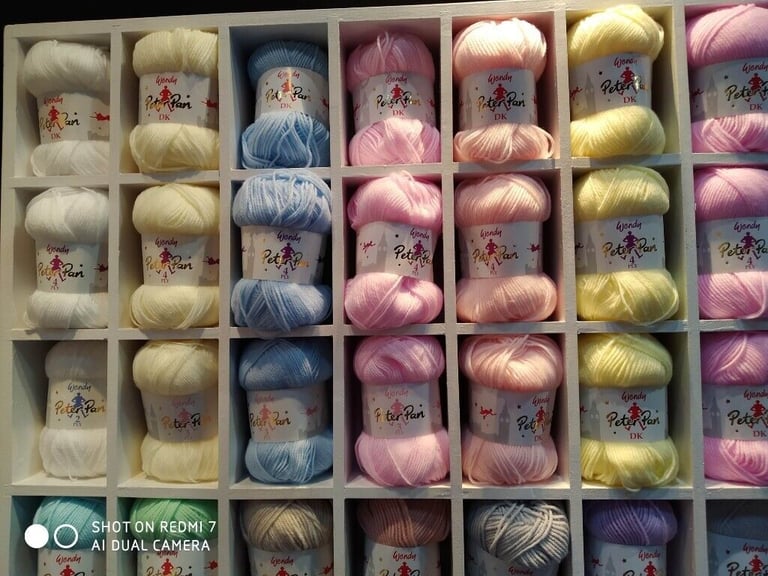 image for Wendy Peter Pan Baby Ultra Soft 4PLY Knitting Wool Yarn 5x50g Balls New Various Colours Available