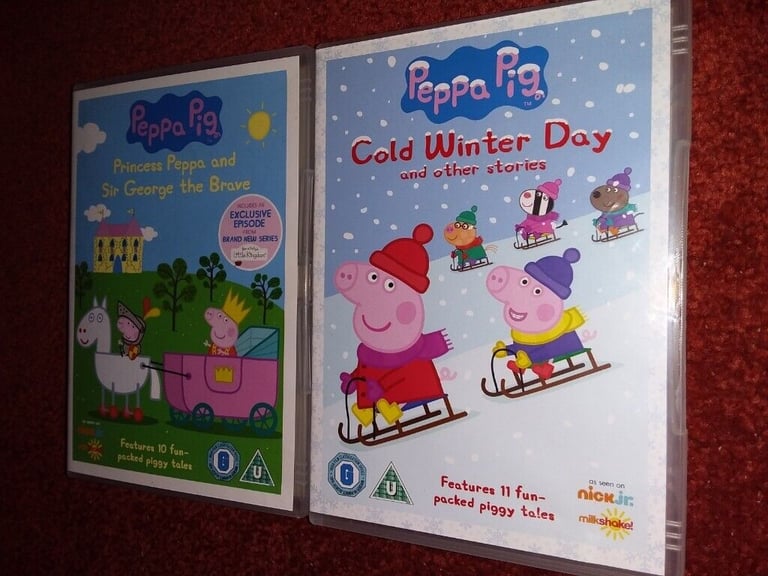 image for 5  x  PEPPA  PIG DVD'S FOR SALE.