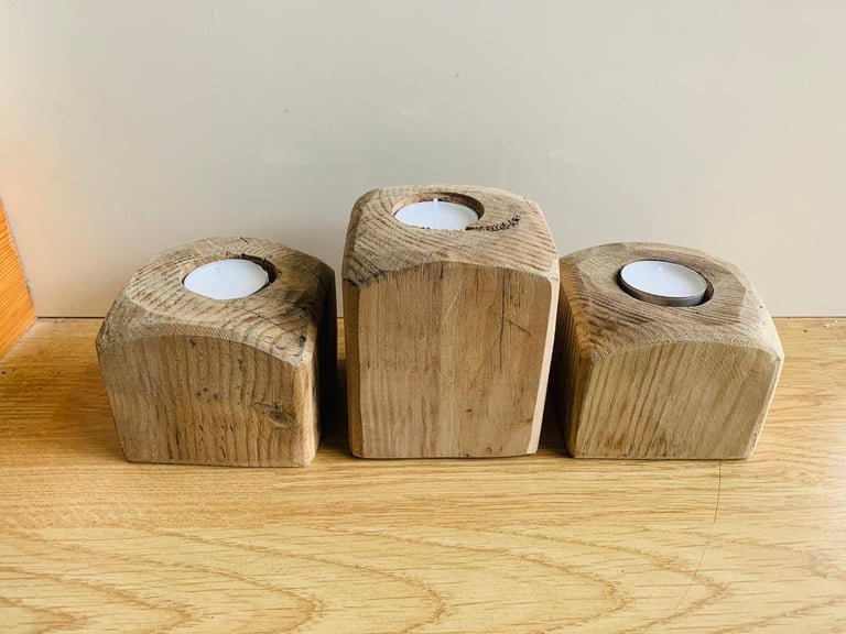 image for Wooden Candle Set