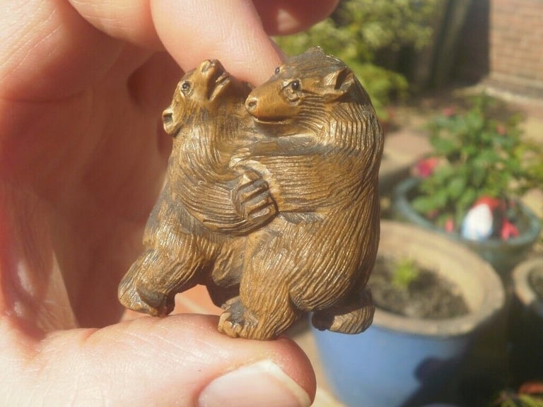 Netsuke gifts hand carved wooden collectable ornament over 299 to choose from