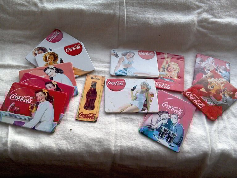 image for 12x Vintage COCA-COLA magnets