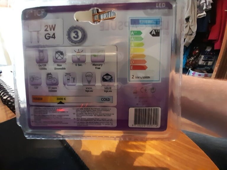 G4 LED capsule light bulbs x 3 packs