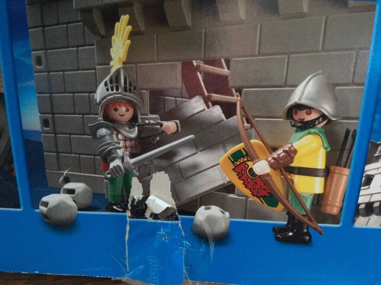Playmobil Castle With Working Drawbridge & Extra Knights