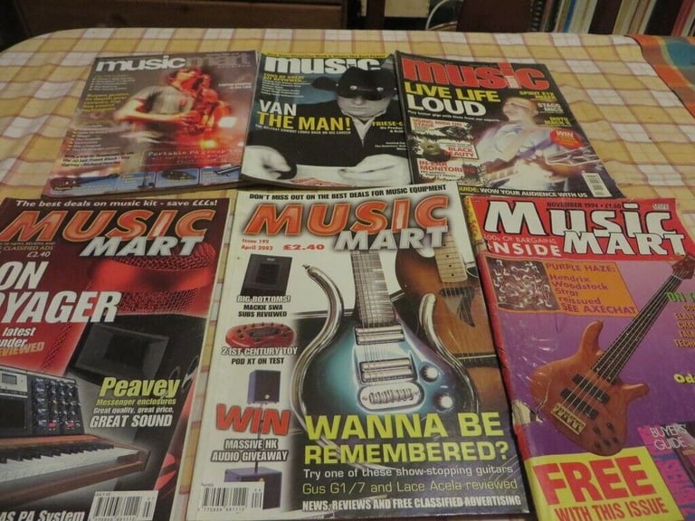 Collectable music magazines from the 70’s, 80’s, 90’s, 00’s, 10’s. 