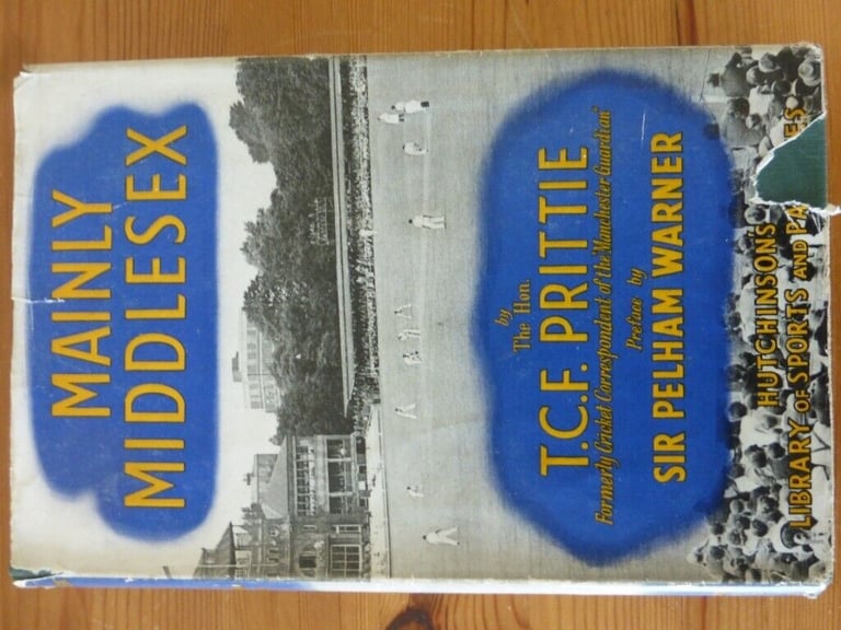 6 vintage Middlesex County Cricket Club books