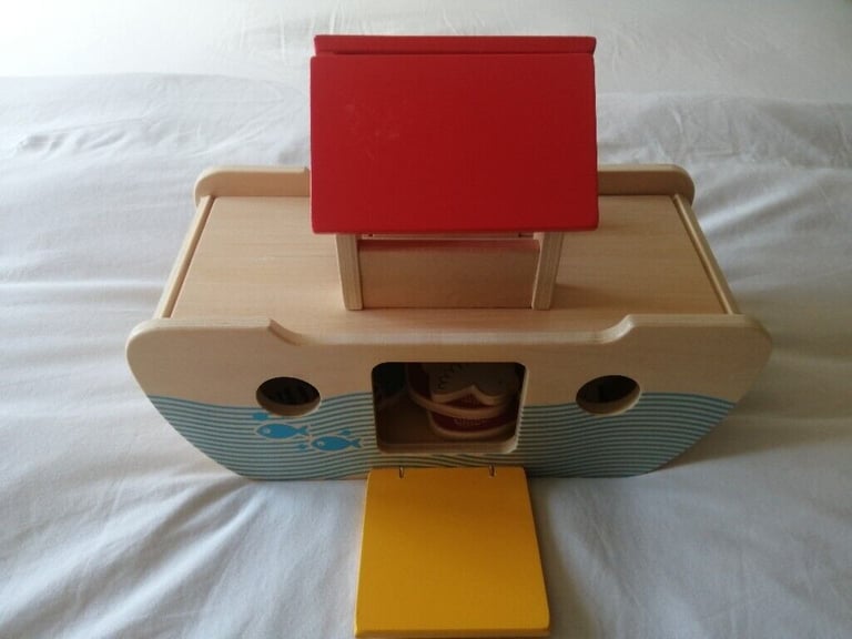 image for Deluxe Wooden Noah's Ark Toy (new) by Marks and Spencer